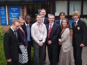 TV rocks star Iain is a hit with pupils