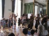 Geoquest Day 4 - Children from Oldway Primary School meet the Geotrio at Oldway Mansion, Paignton