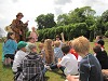 Geoquest Day 4 - Children from Oldway Primary School meet the Geotrio at Oldway Mansion, Paignton